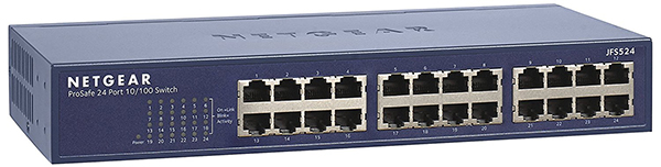 NETGEAR JFS524 ProSafe 24-Port Fast Ethernet Unmanaged Switch